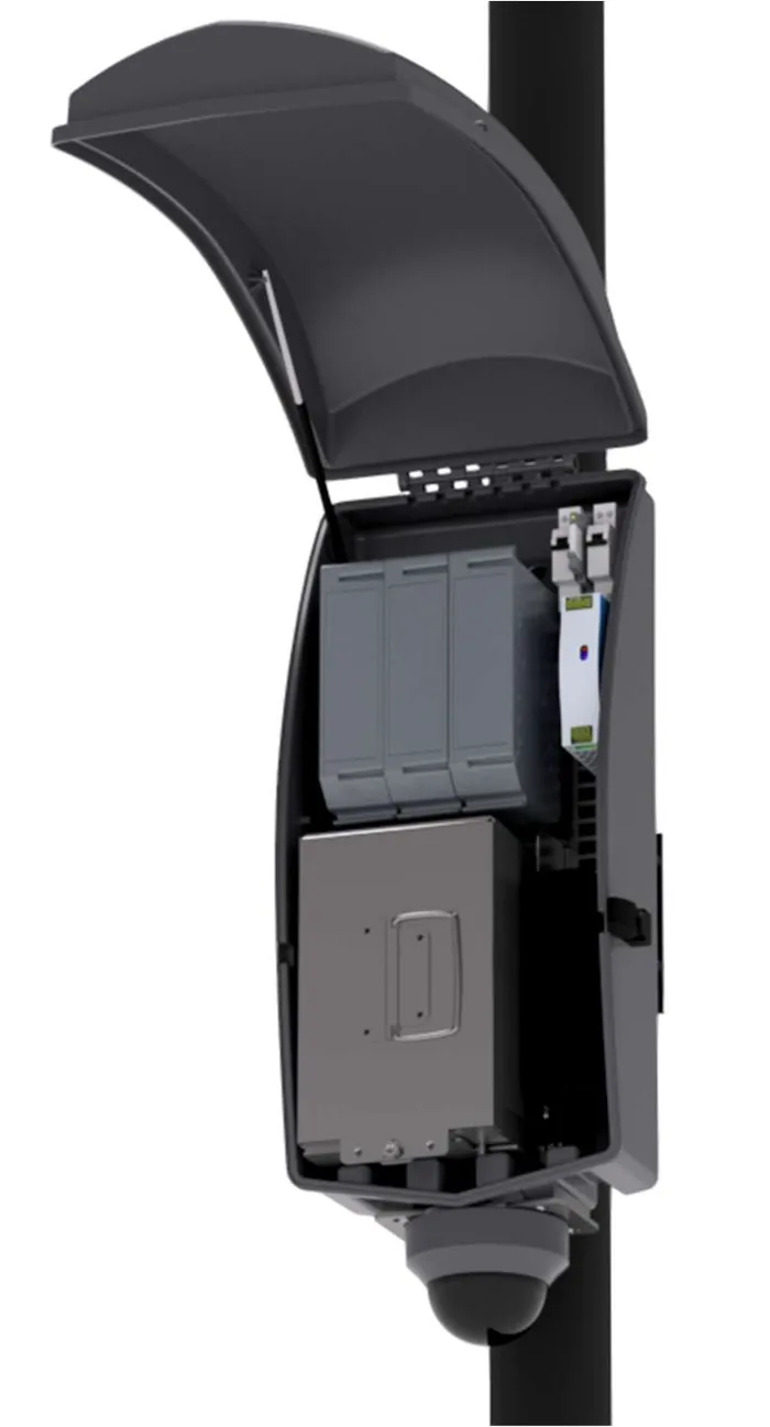 Alimentation secourue POWERBOX ALBATROS sur candélabre